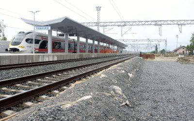 Privremeni pristup peronu u kolodvoru Vrbovec