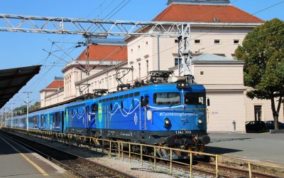Vlak Connecting Europe Express dočekan u Zagrebu