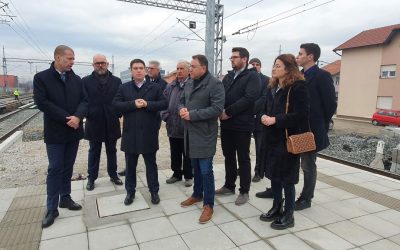 Ministar Butković obišao izgradnju stajališta Sesvetska Sopnica